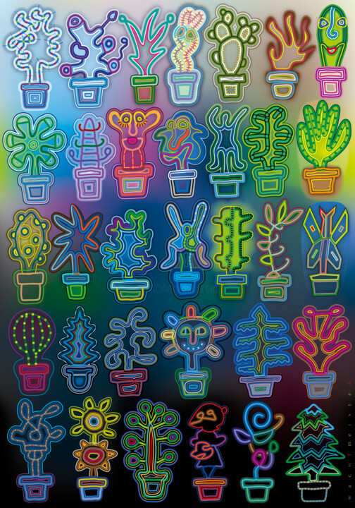 Digital Arts με τίτλο "Come Together!" από Bernd Wachtmeister, Αυθεντικά έργα τέχνης, 2D ψηφιακή εργασία