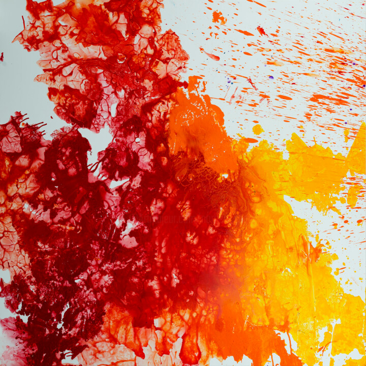 peinture acrylique "FUSION" Schilderij, 59,1x59,1 in