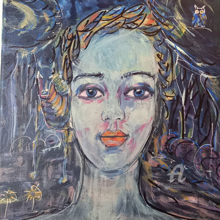 绘画,  11.8x11.8 in 