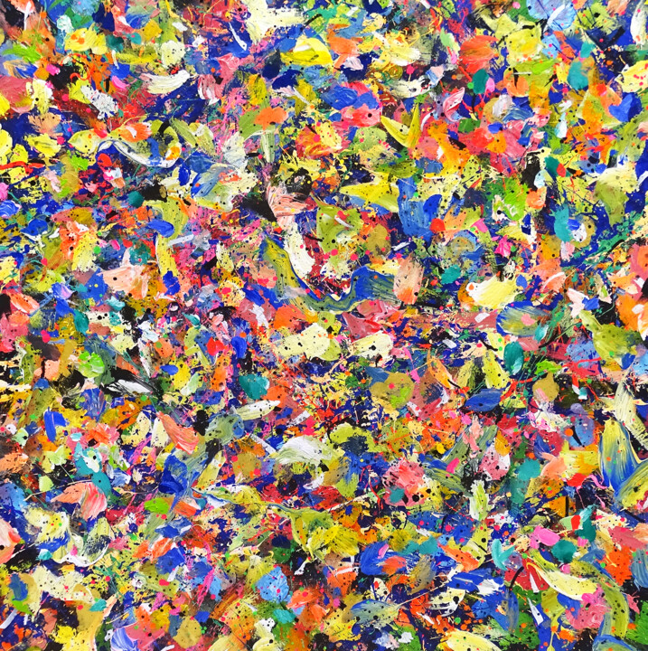 Painting titled "Tehos - A wonderful…" by Tehos, Original Artwork, Acrylic