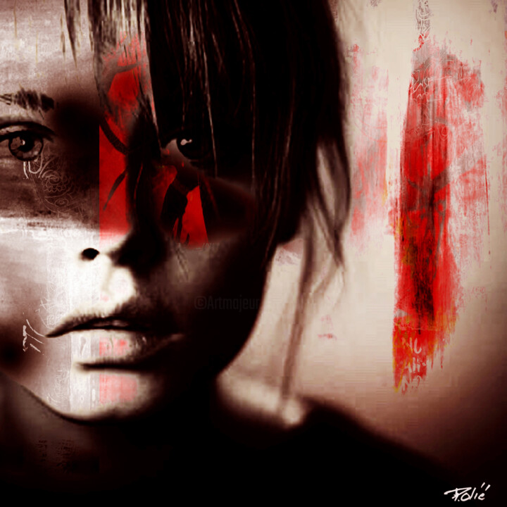 " innocence" 绘画, 23.6x23.6 in
