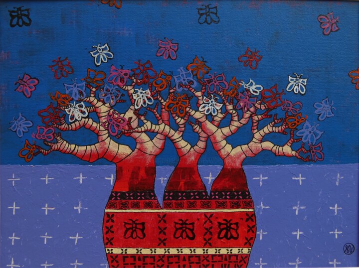 Envolée de tendresse 绘画, 11.8x15.8 in