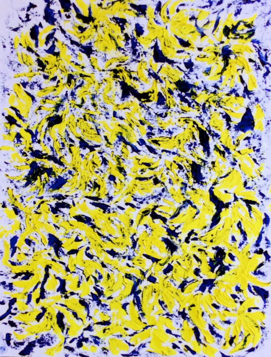 LES AILES DE LA LIBERTE 绘画, 27.6x19.7 in
