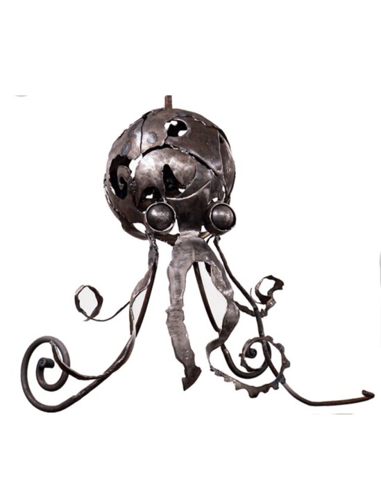 Octo pussy 雕塑, 18.1x23.2 in