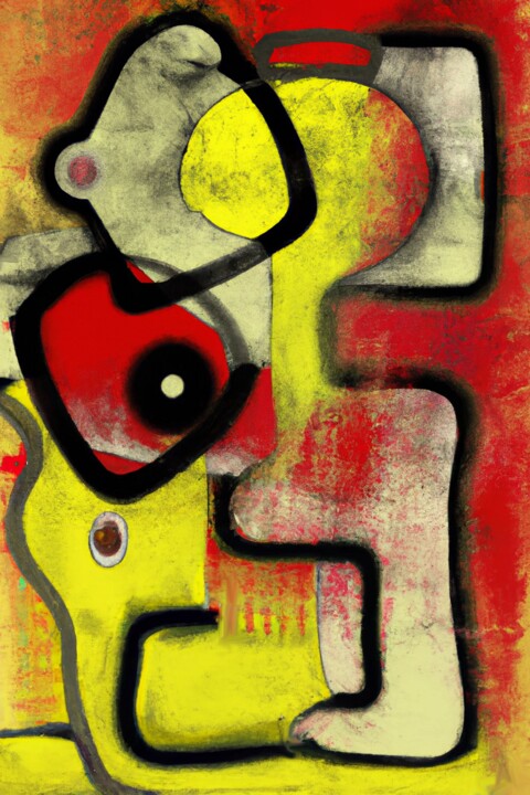 Visions of discord 绘画, 47.2x31.5 in