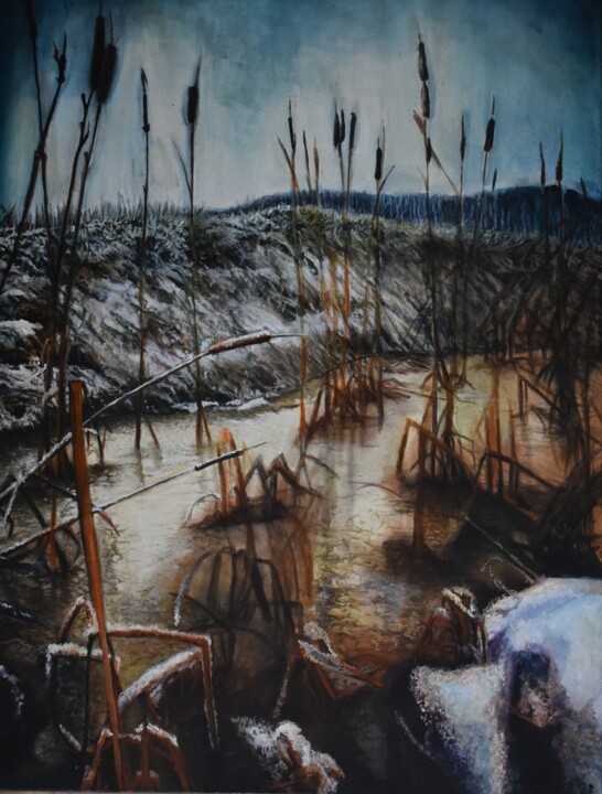 Die Stille 绘画, 31.5x23.6 in
