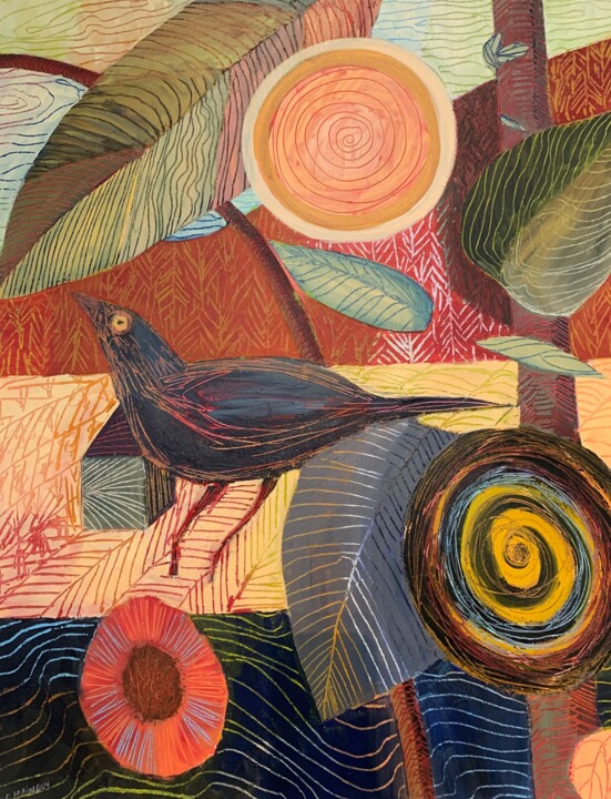 Semences 绘画, 29.9x24 in