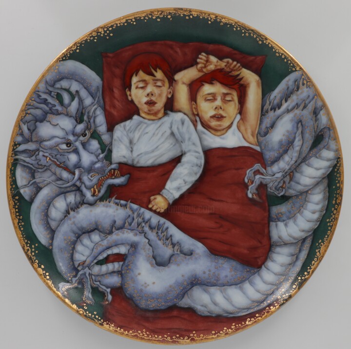 Children's sleep 雕塑, 10.4x10.4 in