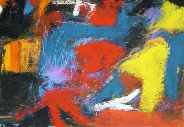 Painting titled "CY-11(P)1996" by Carlos Yasoshima, Original Artwork, Acrylic