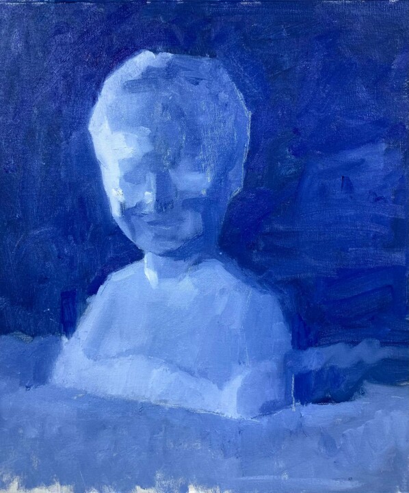 New boy in town 绘画, 19.7x15.8 in