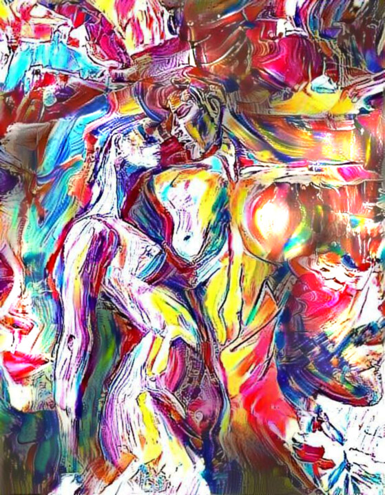Arte digital titulada "Erotica 34" por Alya Veresk, Obra de arte original, Pintura Digital