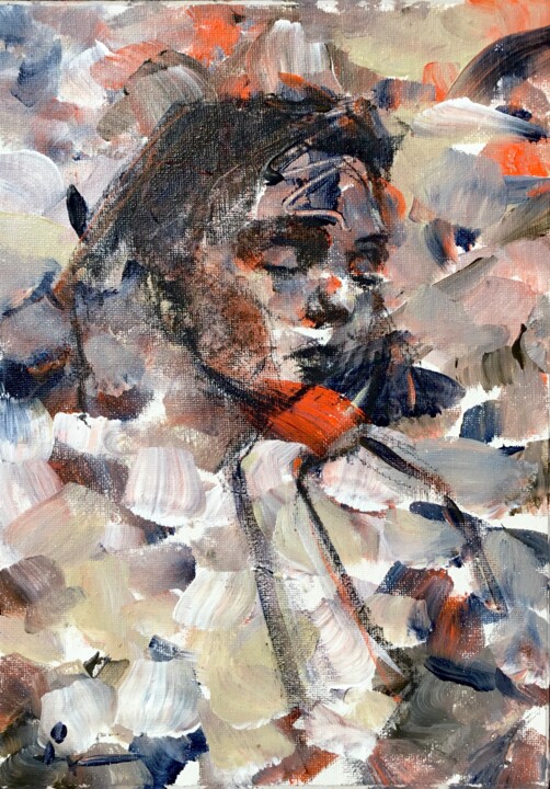 Dreamer 23 绘画, 11.4x8.3 in