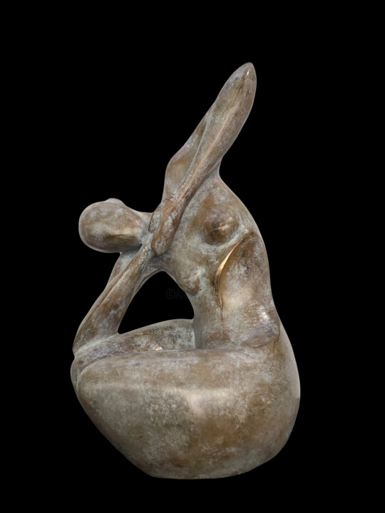 Je pense donc jesuis 雕塑, 13x7.9 in