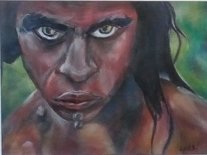 "le chasseur" 图画, 11.7x16.5 in