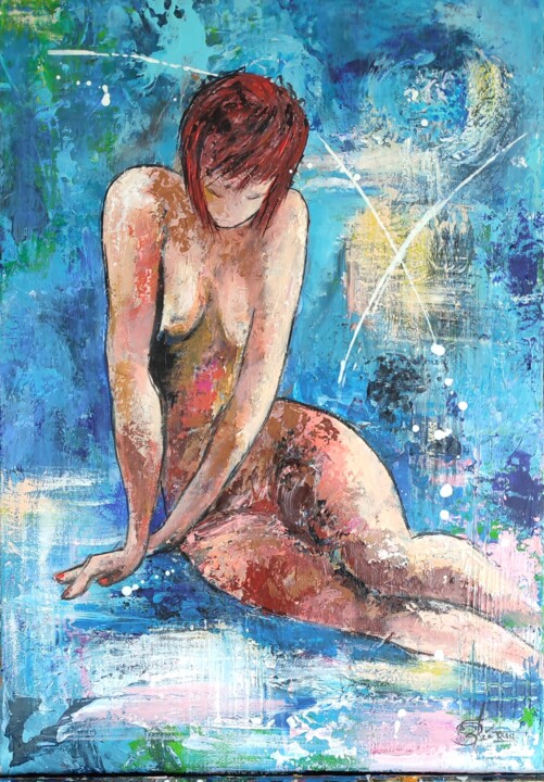 绘画,  21.7x15 in 