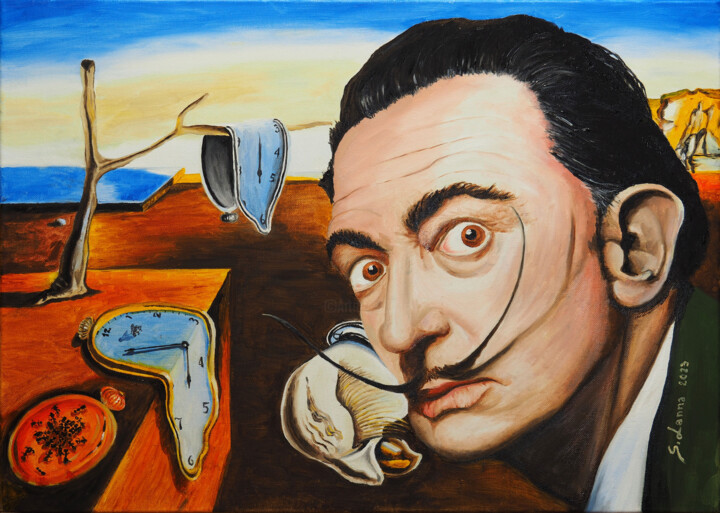 Dalì memory 绘画, 19.7x27.6 in