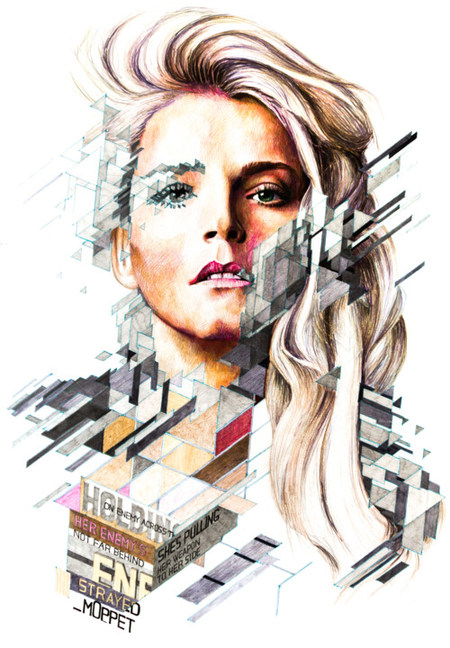 Across the line 图画, 23.2x16.5 in