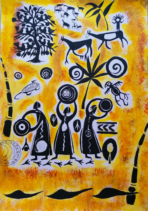 绘画,  27.6x19.7 in 