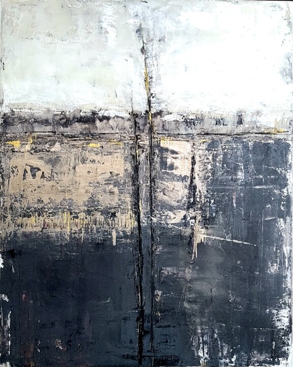 Entre le cœur et la raison... 绘画, 39.4x31.5 in
