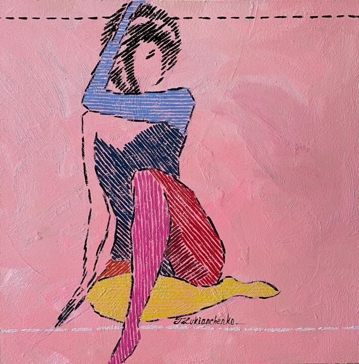 绘画,  15.8x15.8 in 