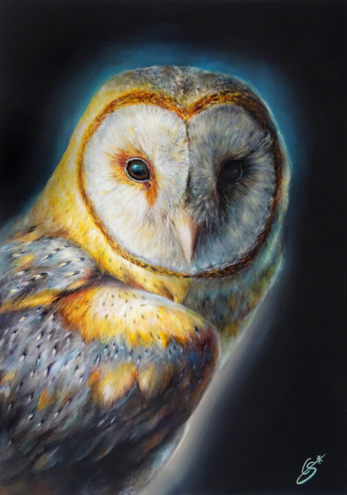 Sagesse blanche 绘画, 36.2x25.6 in