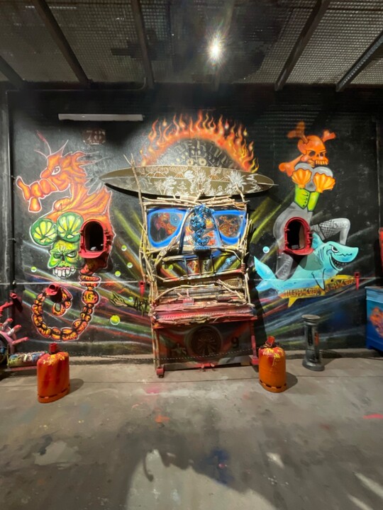 雕塑 标题为“SCULPTURE MUSEE SPI…” 由F. Spi-K-Tri, 原创艺术品, 金属