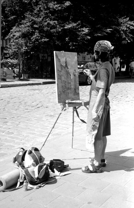 painter and painting 摄影