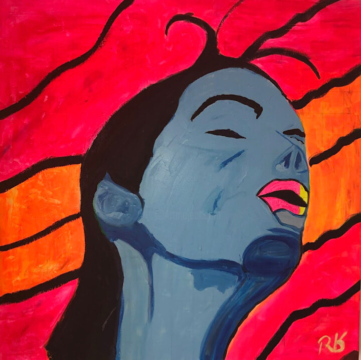 elena 绘画, 31.5x31.5 in