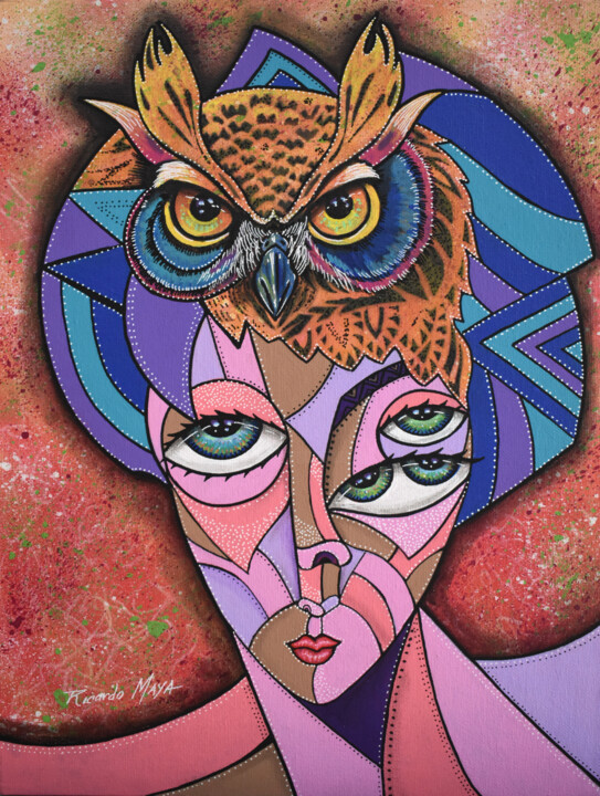 Rachel espera 绘画, 15.8x11.8 in