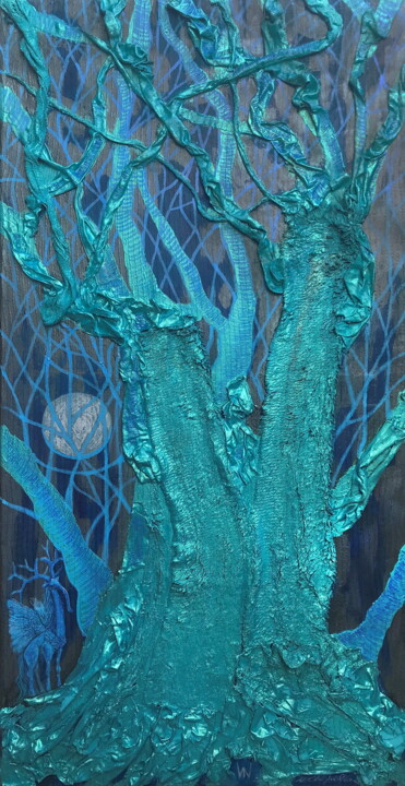 Peinture intitulée "Le chant de Péritio…" par Nathalia Chipilova, Œuvre d'art originale, Acrylique