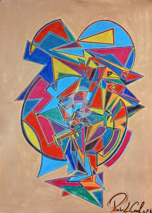 el loco 绘画, 27.6x19.7 in