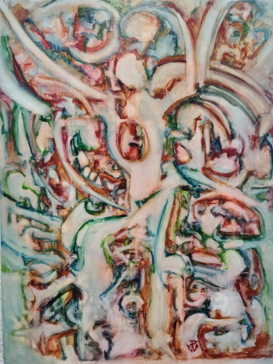New Water 绘画, 48x36 in