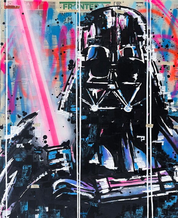 The Force of Happiness 绘画, 43.3x35.4 in