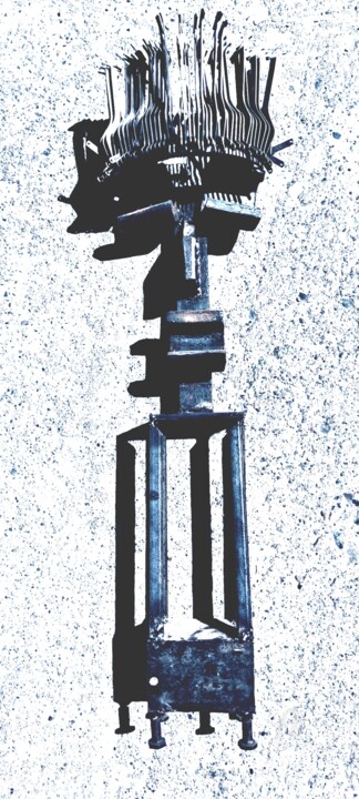 雕塑,  19.7x7.9 in 