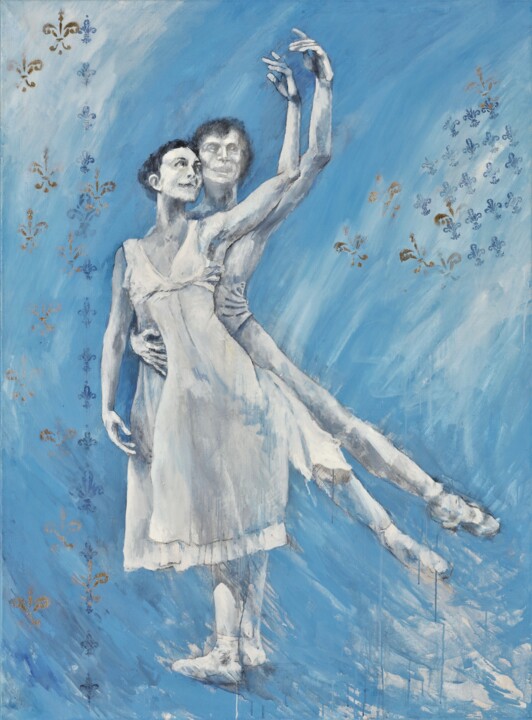 #17 "Nureyev Method" 绘画, 59.1x43.3 in