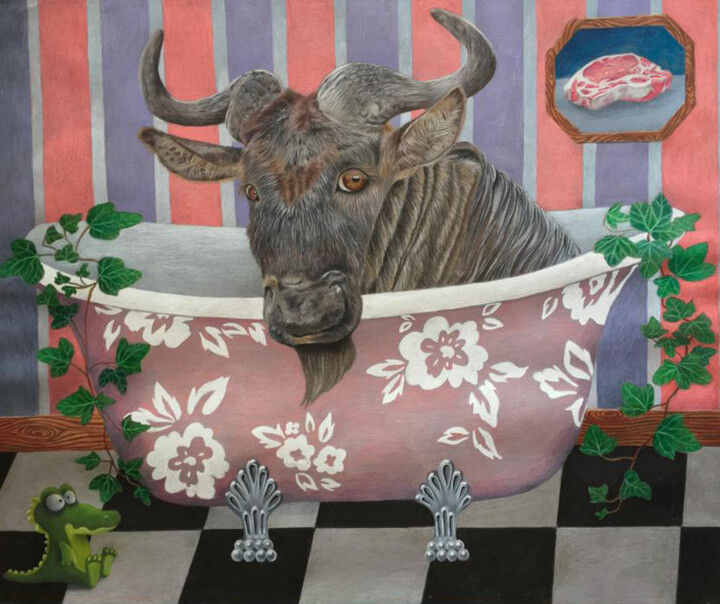 Un baño seguro 图画, 19.7x23.6 in