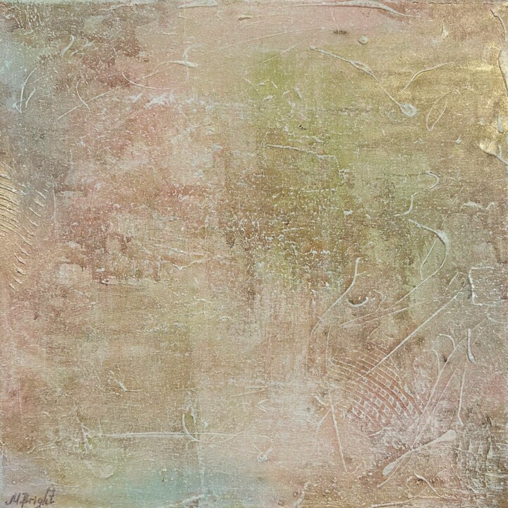 Spring in Paris 绘画, 15.8x15.8 in