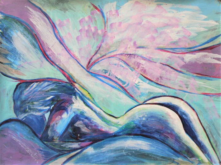 Curves 绘画, 20.1x27.2 in