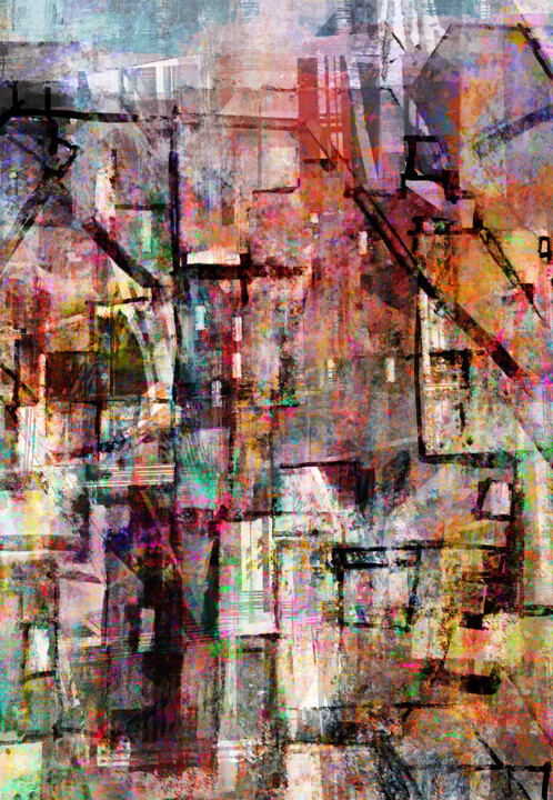 Digital Arts titled "VR 5" by Roberto Saiz, Original Artwork, Digital Collage