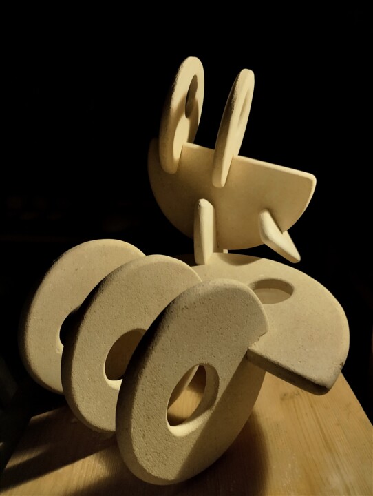 Bozzetto per grande scultura 雕塑, 16.5x15 in