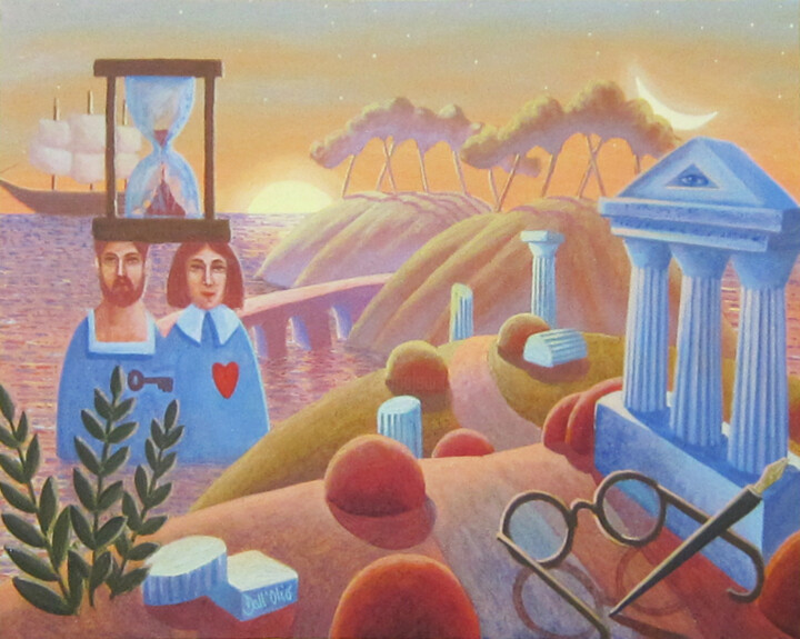 Appunti di viaggio 绘画, 15.8x19.7 in