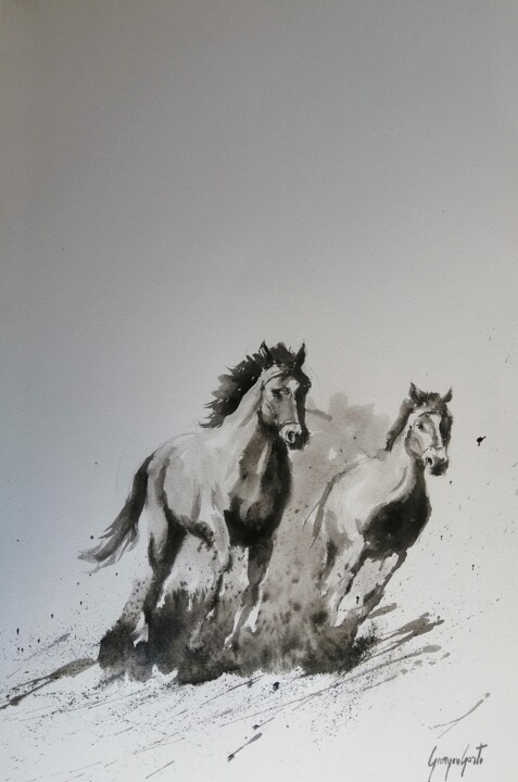 Schilderij,  20,9x13,8 in 
