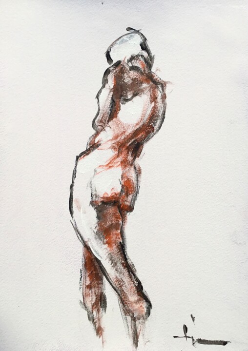 绘画,  11.4x8.3 in 