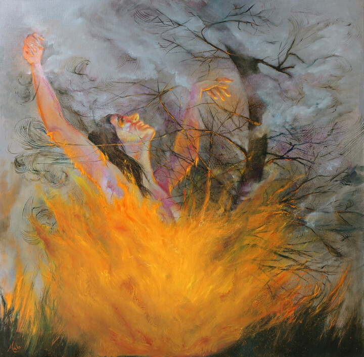 绘画,  39.4x39.4 in 