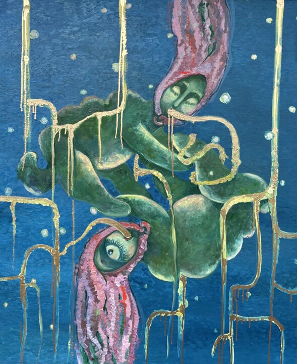 REVIVAL 绘画, 47.2x39.4 in