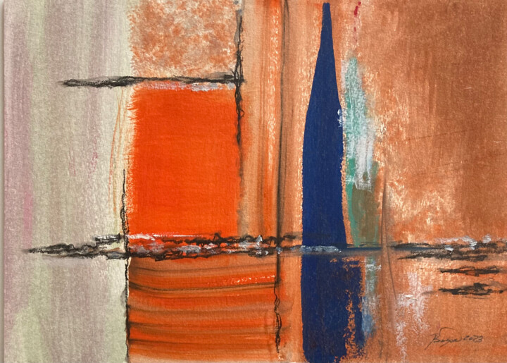 Peinture intitulée "Abstraction 9" par Guy Benson, Œuvre d'art originale, Huile