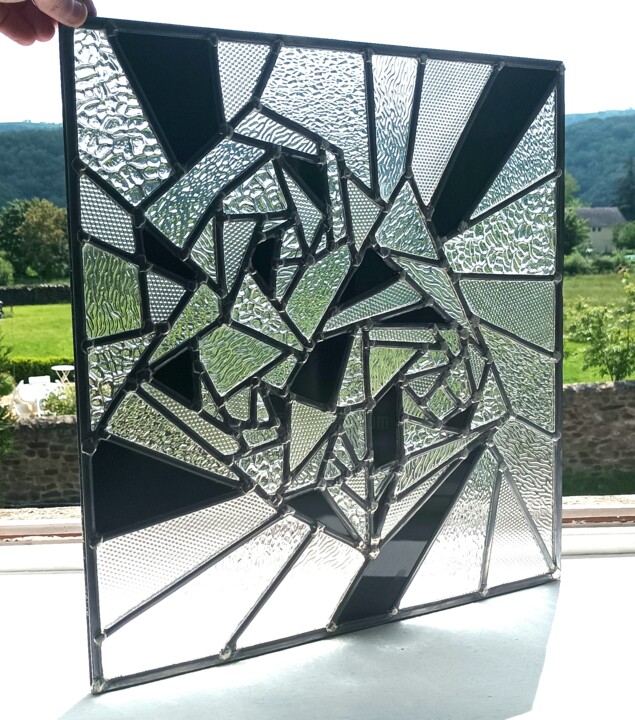 Sculpture intitulée "Inspiration Art Déco" par Renaud Angerville-Langlois, Œuvre d'art originale, Verre