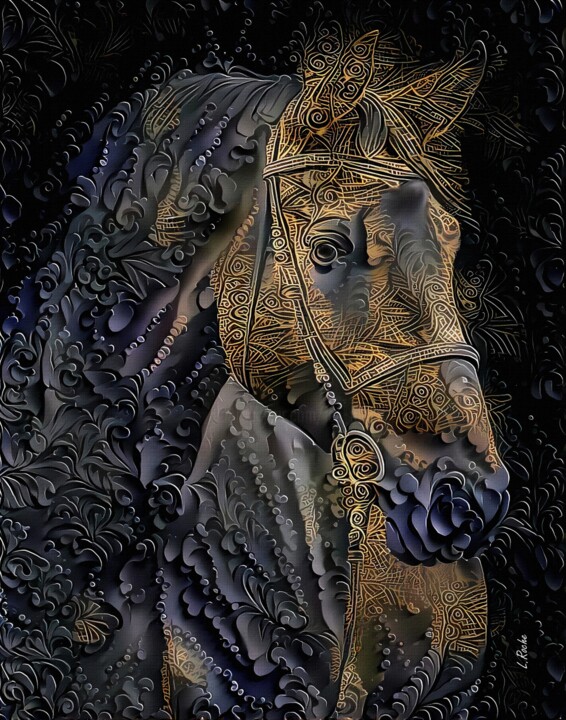El Dorado 绘画, 27.6x21.7 in