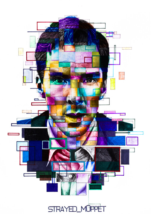 Benedict Cumberbatch 图画, 23.2x16.5 in