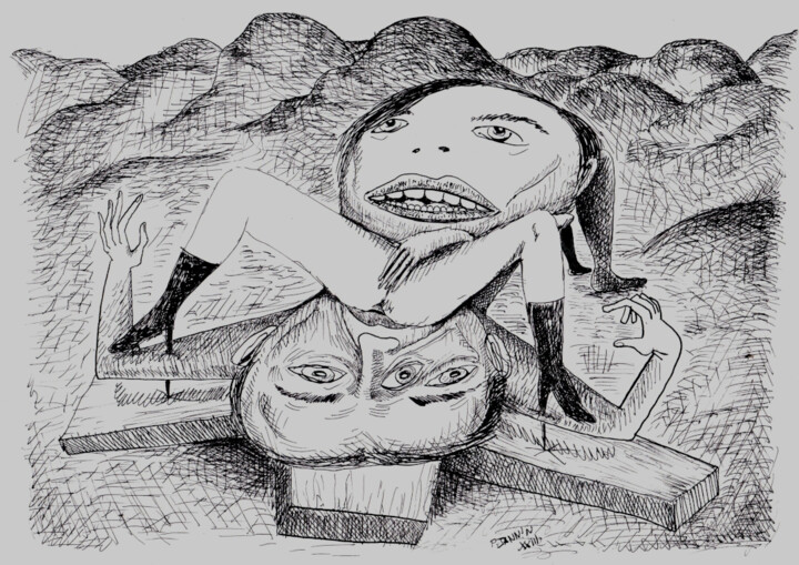 图画,  8.3x11.7 in 